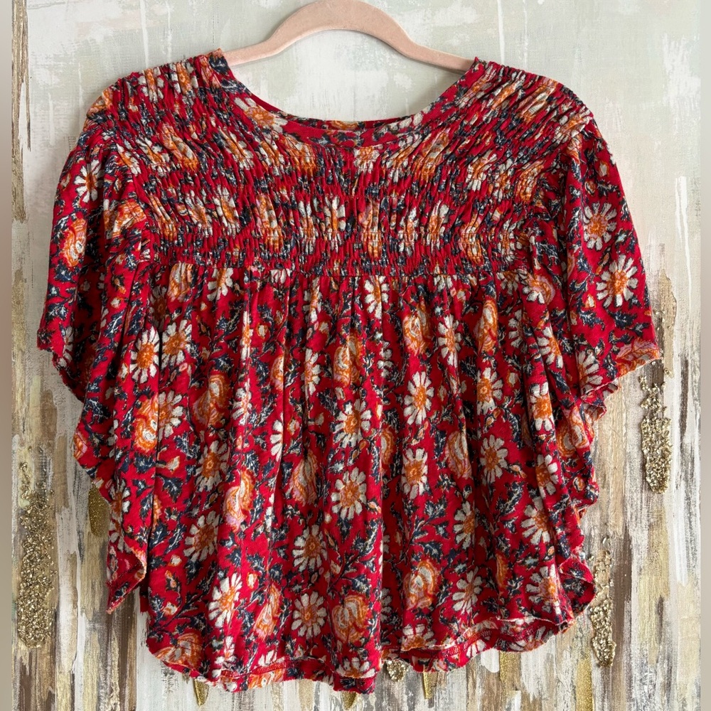 Free People Ruffle Up Top - Picture 4 of 5